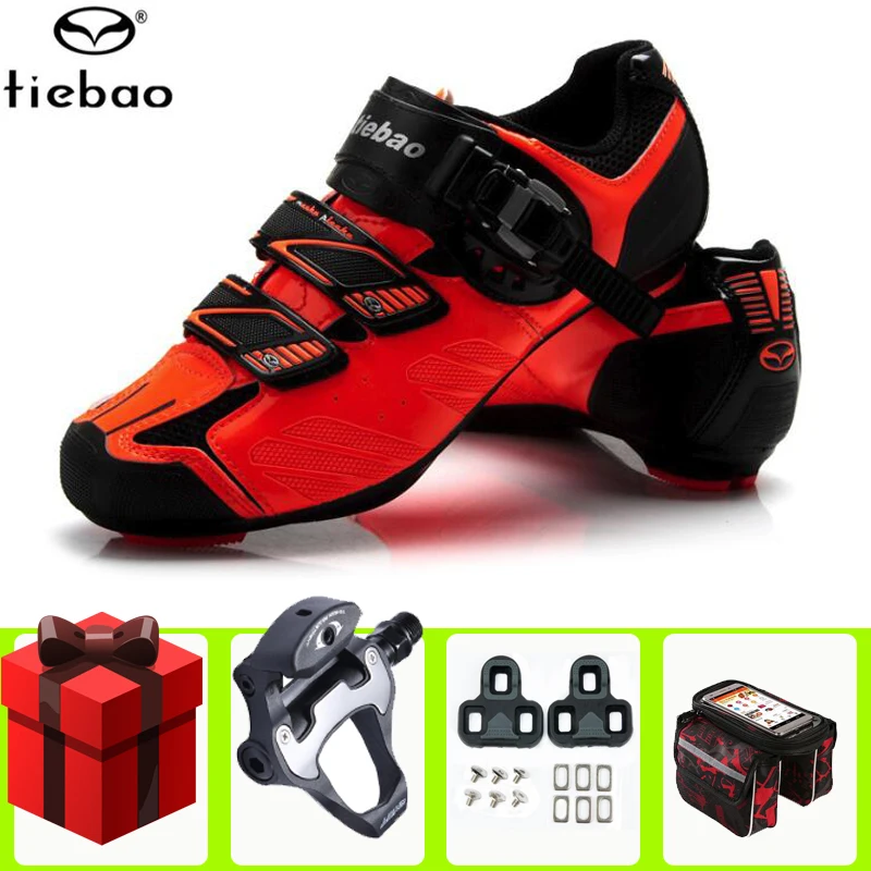 

TIEBAO/Обувь для езды на велосипеде для мужчин; Набор для езды на велосипеде; Нескользящая дышащая Спортивная обувь для триатлона; Zapatos bicicleta