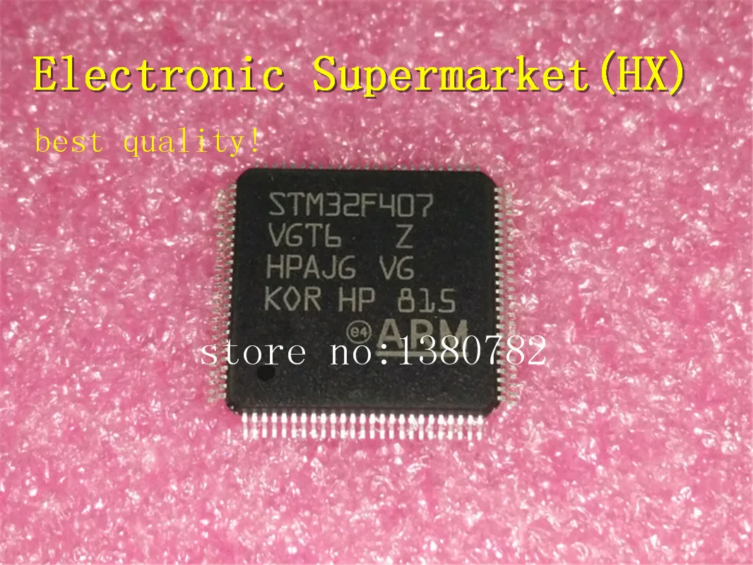 Бесплатная доставка 10 шт./лот STM32F407VGT6 STM32F407 QFP-100 новый оригинальный IC в наличии!