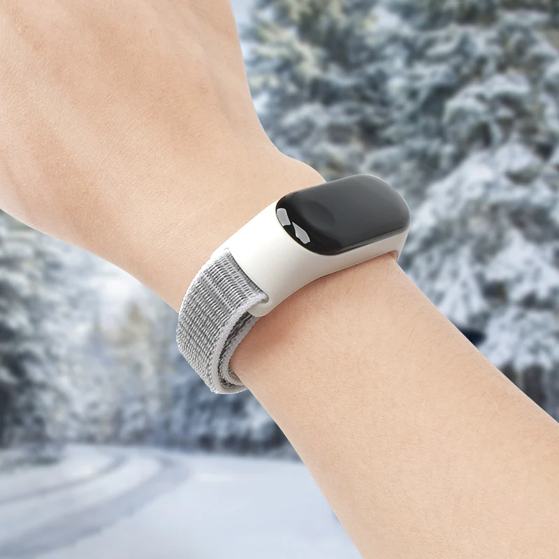 Ремешок нейлоновый для xiaomi mi band 4 3 спортивный браслет смарт часов 6 5|Ремешки