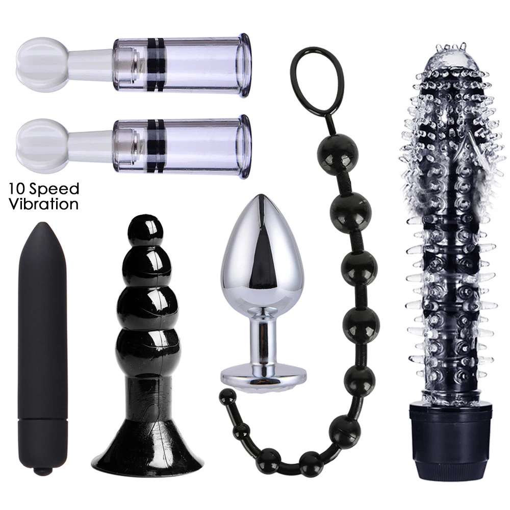 Интимные Вибраторы для бондажа 17 шт./компл. женский вибратор анальный