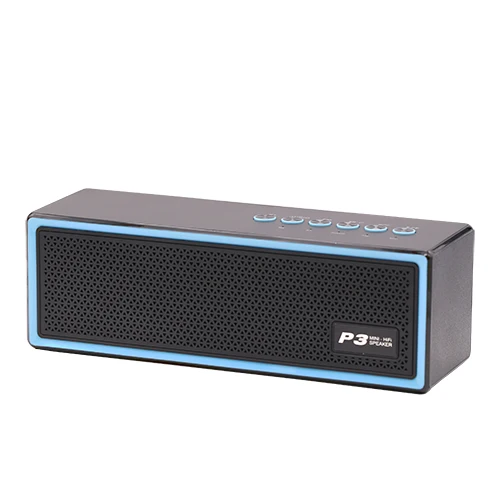 Небесно-голубой P3 мини беспроводной bluetooth динамик enceinte портативный parlante Саундбар spotify Премиум ретро компьютер ПК Бумбокс синий зуб usb - Цвет: Небесно-голубой