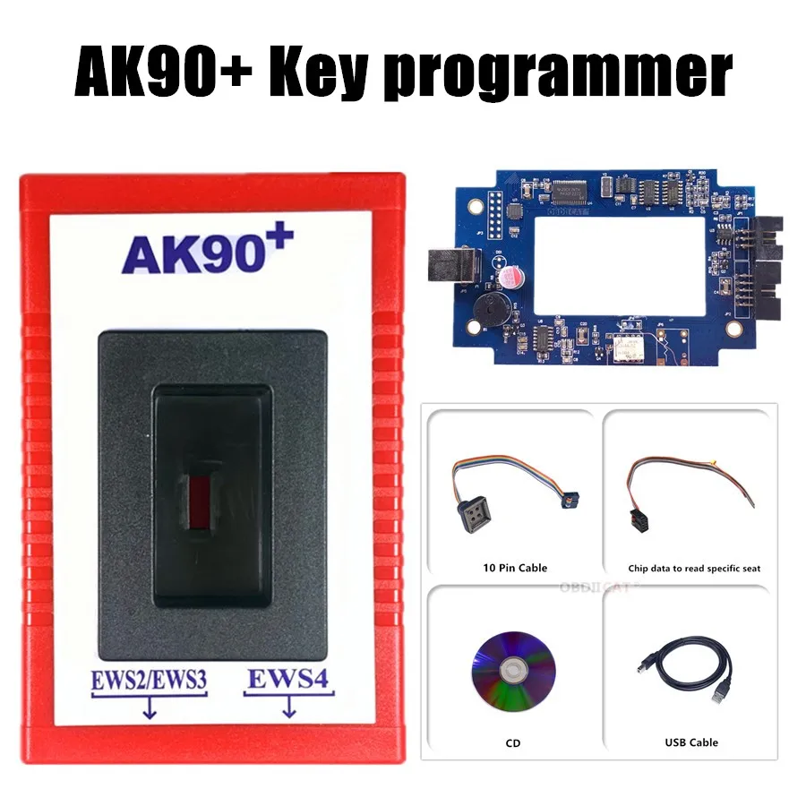 Программатор ключей по лучшей цене AK90 + новинка V3.19 устройство для создания всей