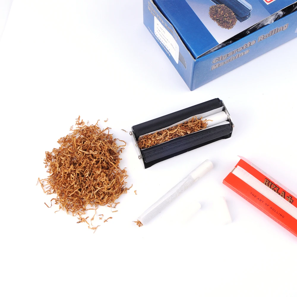 

Potable Cigarette Roller Machine Easy Tobacco Cigar Joint Rolling Maker Manual Making Cigarettes Device Smoking Accessories Tool