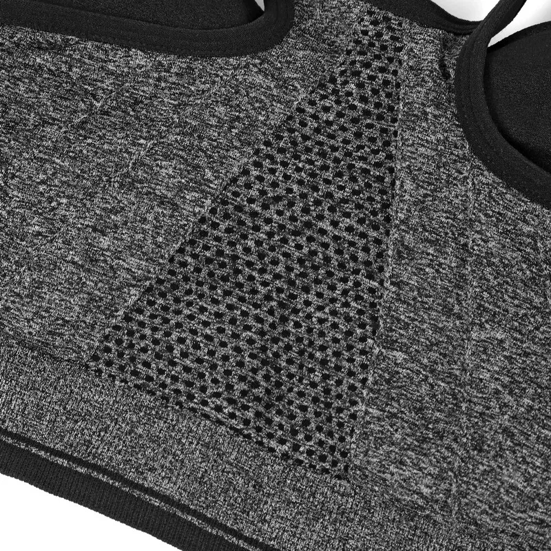 

VEQKING Women Zipper Push Up Sports Bras,Plus Size XL Padded Wirefree Breathable Sports Tops,Fitness Gym Yoga Sports Bra Top