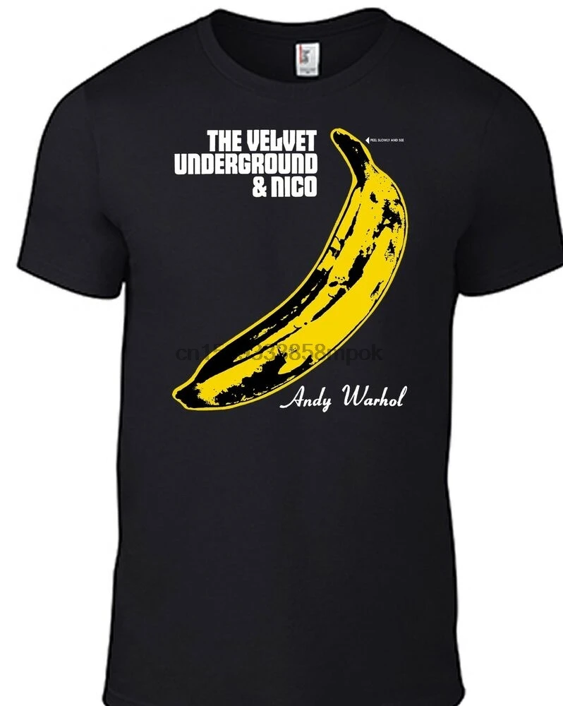 Бархат подземный футболка Нико Лу Рид винил компакт-дисков корки Уорхол Плакат с