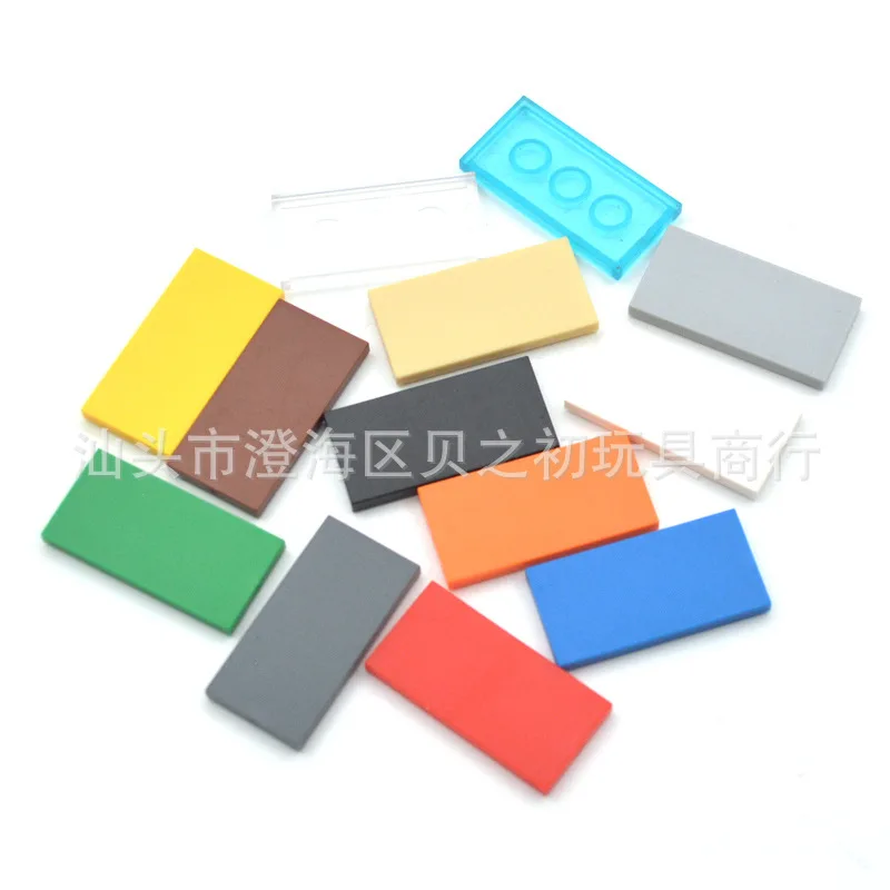 

100g Bulk Parts 2x4 Smooth Flat Bricks Building Blocks Plastic Plate MOC Figures Model Assemble Educational Toys for kids 87079