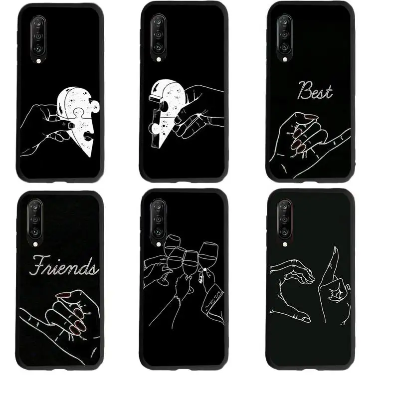 

Bff Best Friends Forever Phone Case for Huawei honor 7A 8X 8s 9 9X 10 10i 20 30 Play lite pro s Fundas cover