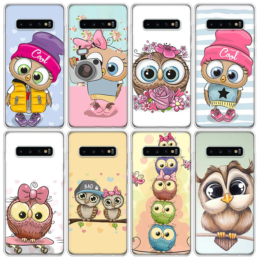

Cute Owl Hearts Lover Christmas Phone Case For Samsung A04 A04S A14 A10S A20S A30 A40 A50 A70 Galaxy M52 M51 M32 M31S M30S M21 M
