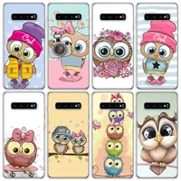 cute owl hearts lover christmas phone case for samsung j8 j6 j4 plus a02s a12 a22 a32 a42 a52 a72 galaxy m52 m51 m32 m31s m30s m