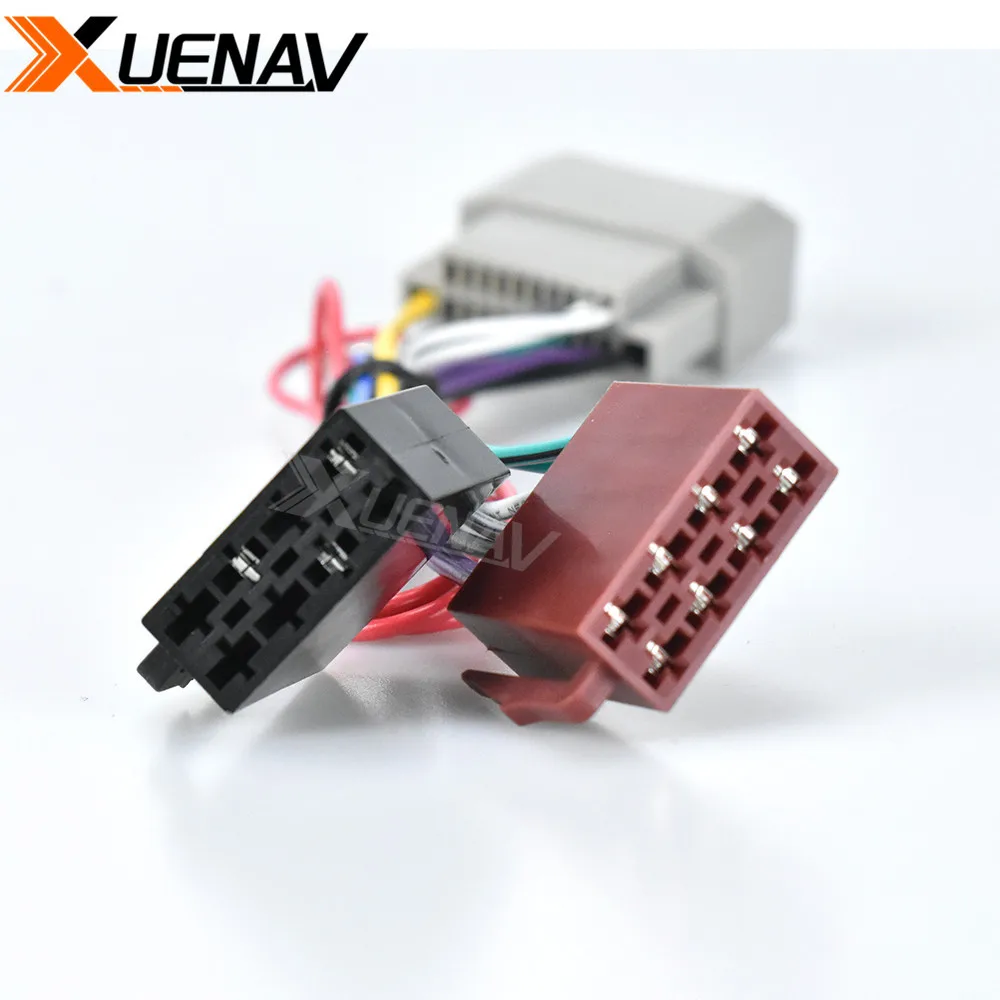 

Xuenav 12-034 ISO Radio Adapter for Chrysler 2007+/for/-Dodge 2008+/for/-Jeep Wrangler 2007+wiring Harness Connector Cable Plug