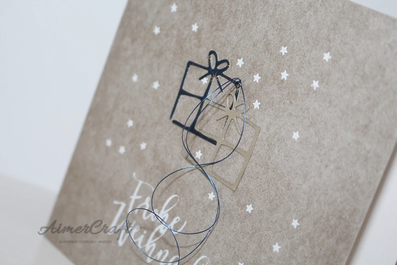 Подарочный металлический трафарет для скрапбукинга сделай сам декоративное