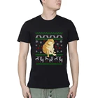 Shiinu cheems Уродливые Рождественские подарки, распродажа, бесплатная доставка, мужские футболки, модные футболки для мужчин