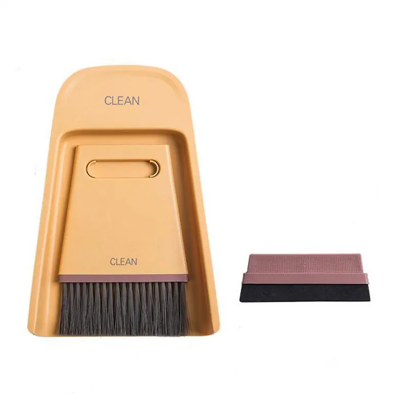 

Mini Broom Dustpan Suit Combination Household Lazy Sweep The Floor Sweeping Hair Artifact Wooden Floor Desktop Clean Brush Broom