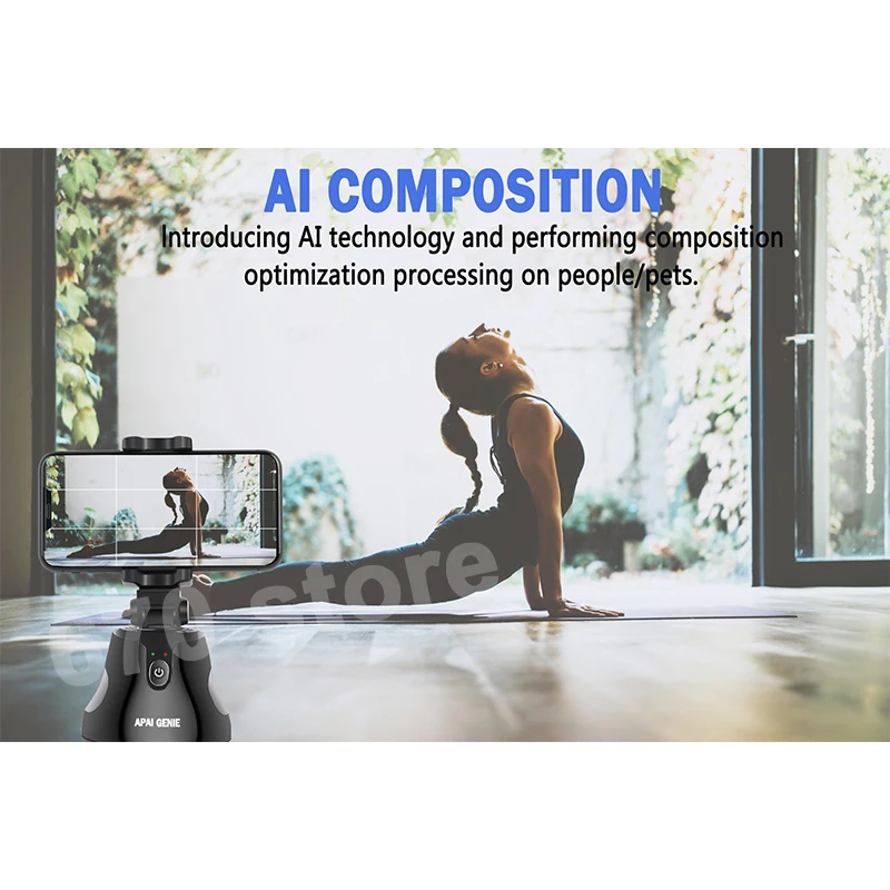 Умный держатель для отслеживания автоматический лиц/объектов с вращением на 360 °