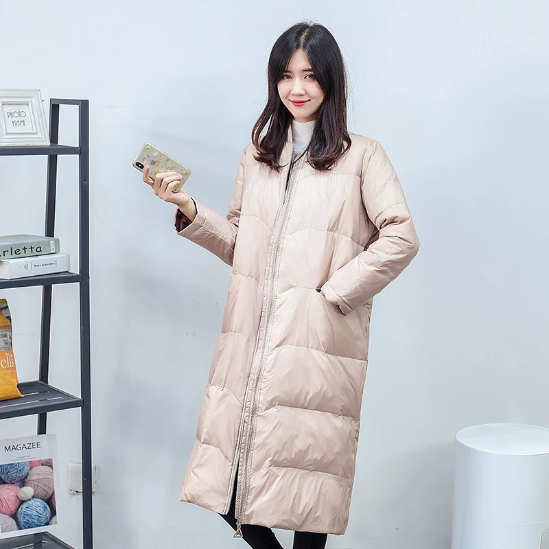 Пуховик женский зимний на белом утином пуху 2019 | Женская одежда