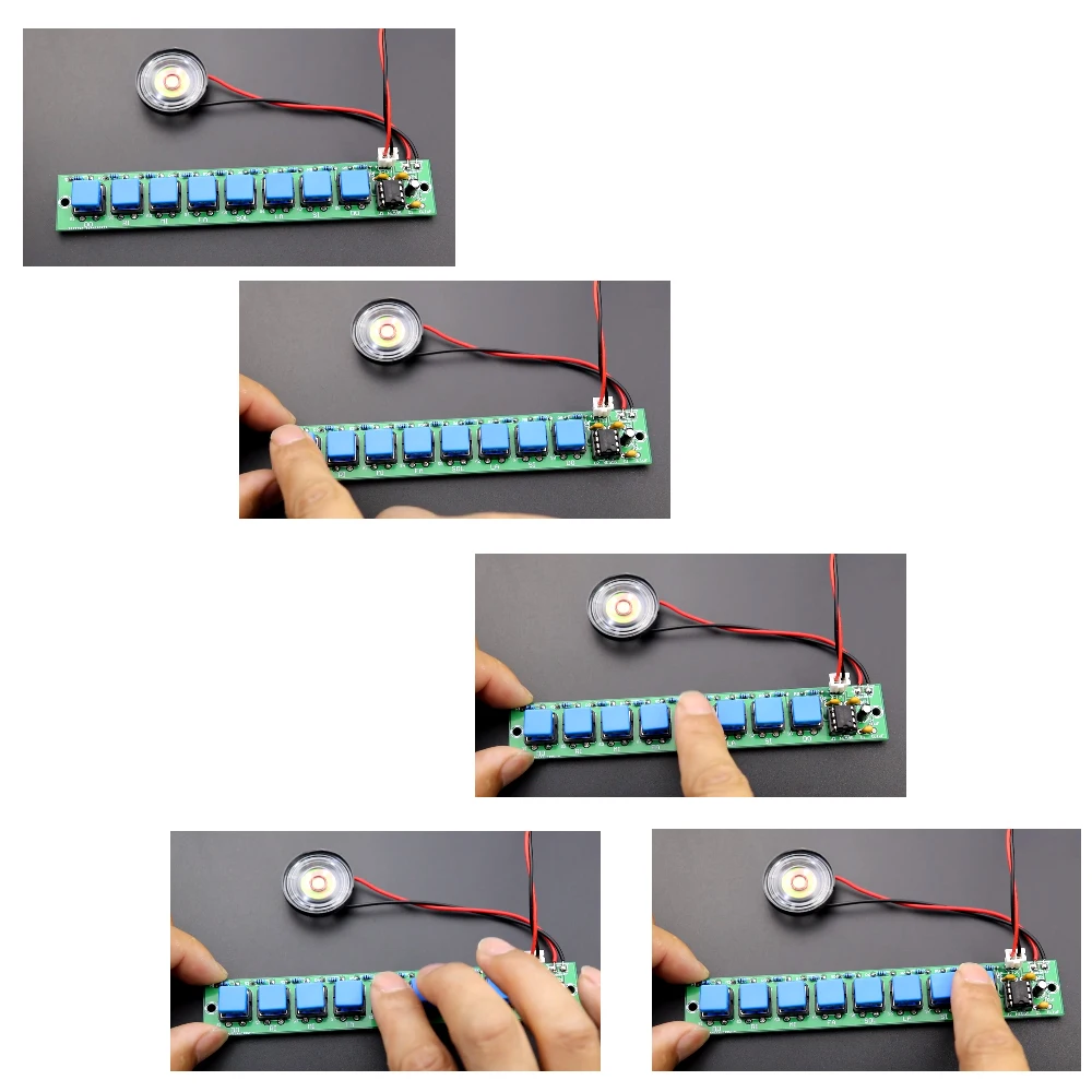Комплект электронного пианино для обучения комплект сделай сам с клавиатурой NE555