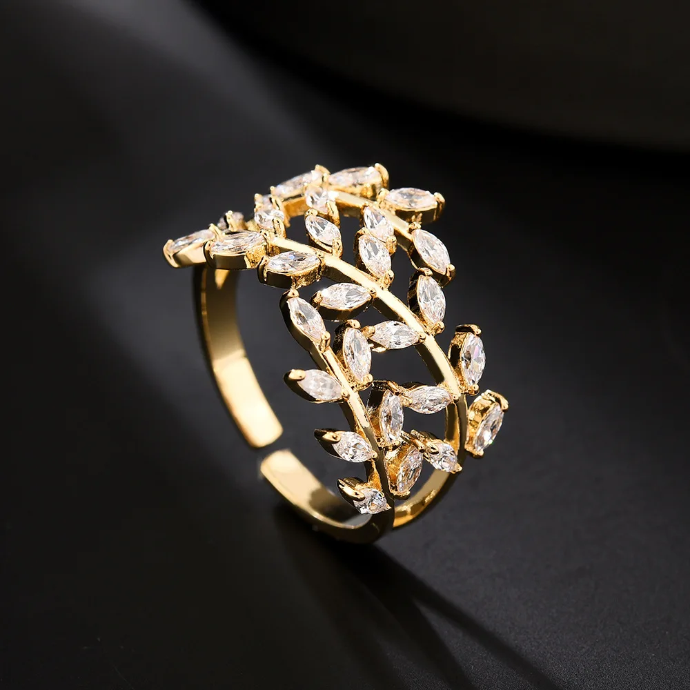 

Creative Branch Ring Jewelry Luxury Exquisite Ring High Fashion Personality Index Finger Ring