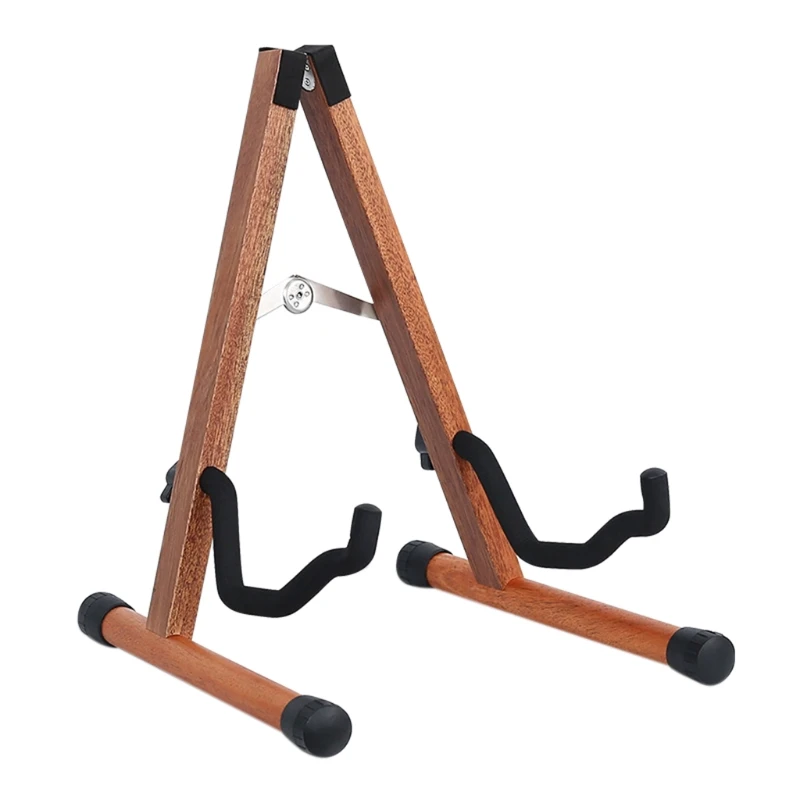 

Solid Wood Guitar Stand Portable Folding A-Frame Stand for Acoustic Guitar R3ME