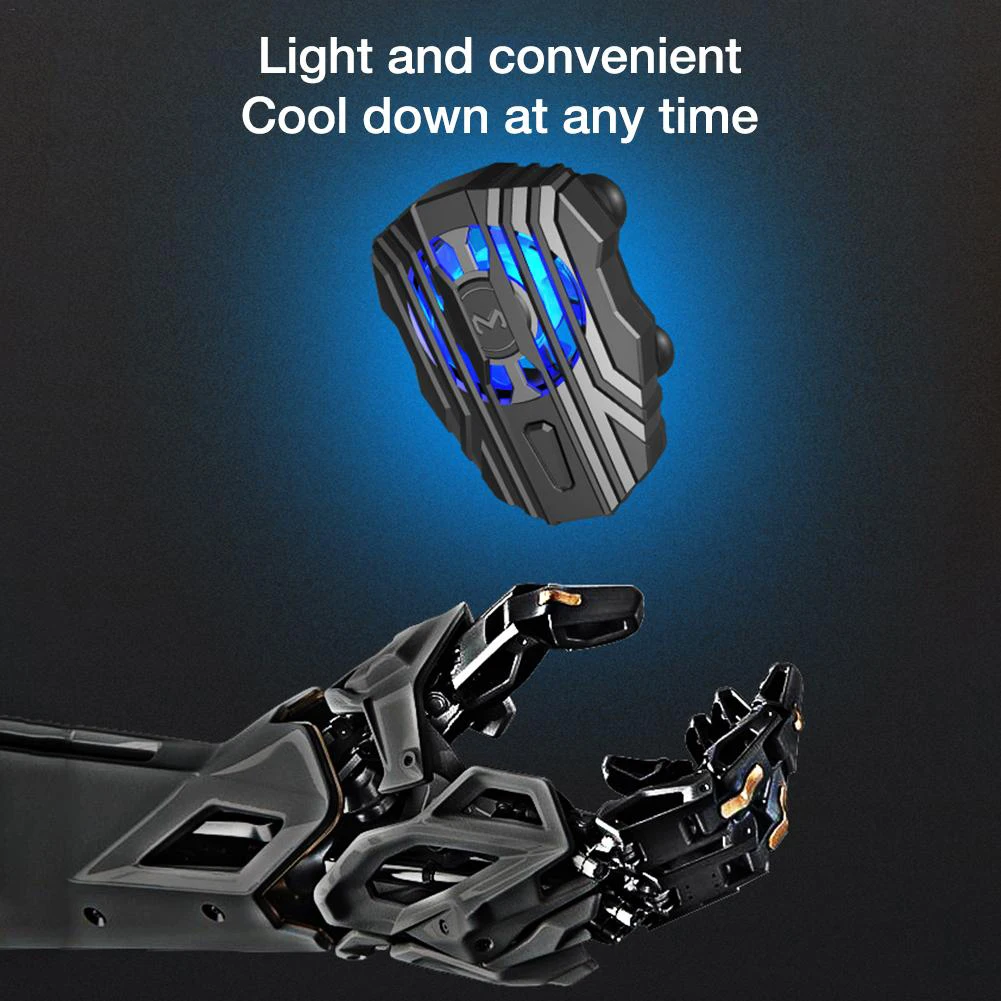 

Mobile Phone Radiator Gaming Universal Phone Cooler Adjustable Portable Fan Holder Heat Sink For iPhone Samsung Huawei Tablets