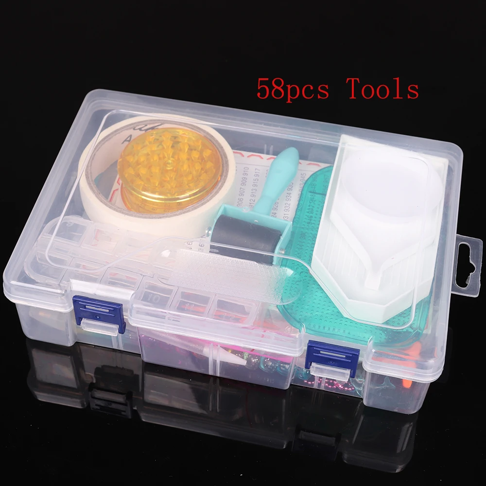 58 шт. коробка для хранения алмазной живописи ручка вышивки крестиком с