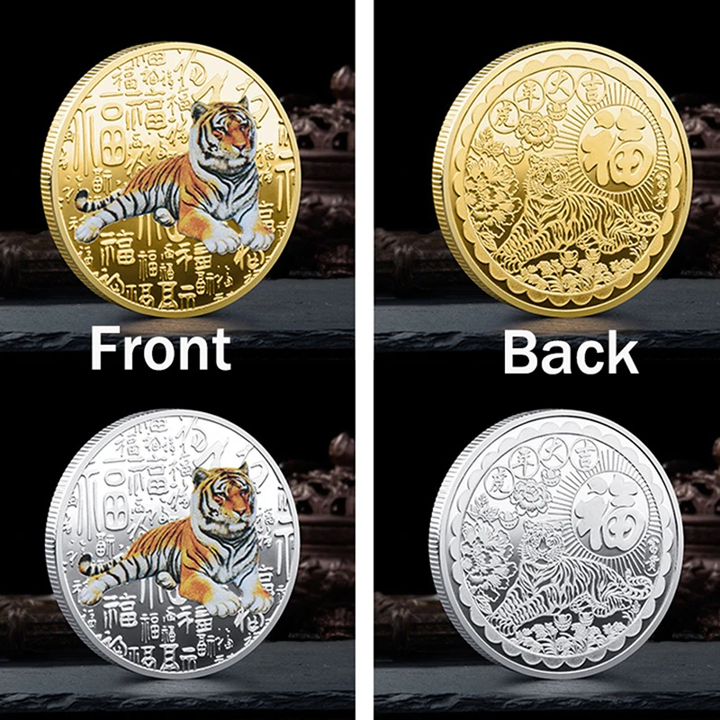 

China 2022 Tiger Year Original Commemorative Coin, China Zodiac Tiger Year coin