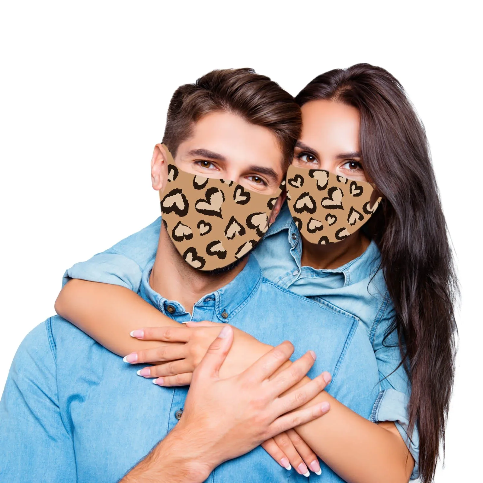 

Маска для лица для взрослых на Хэллоуин, защитное покрытие с красивым леопардовым принтом, из вискозы, для защиты от пыли и смога, 1 шт.