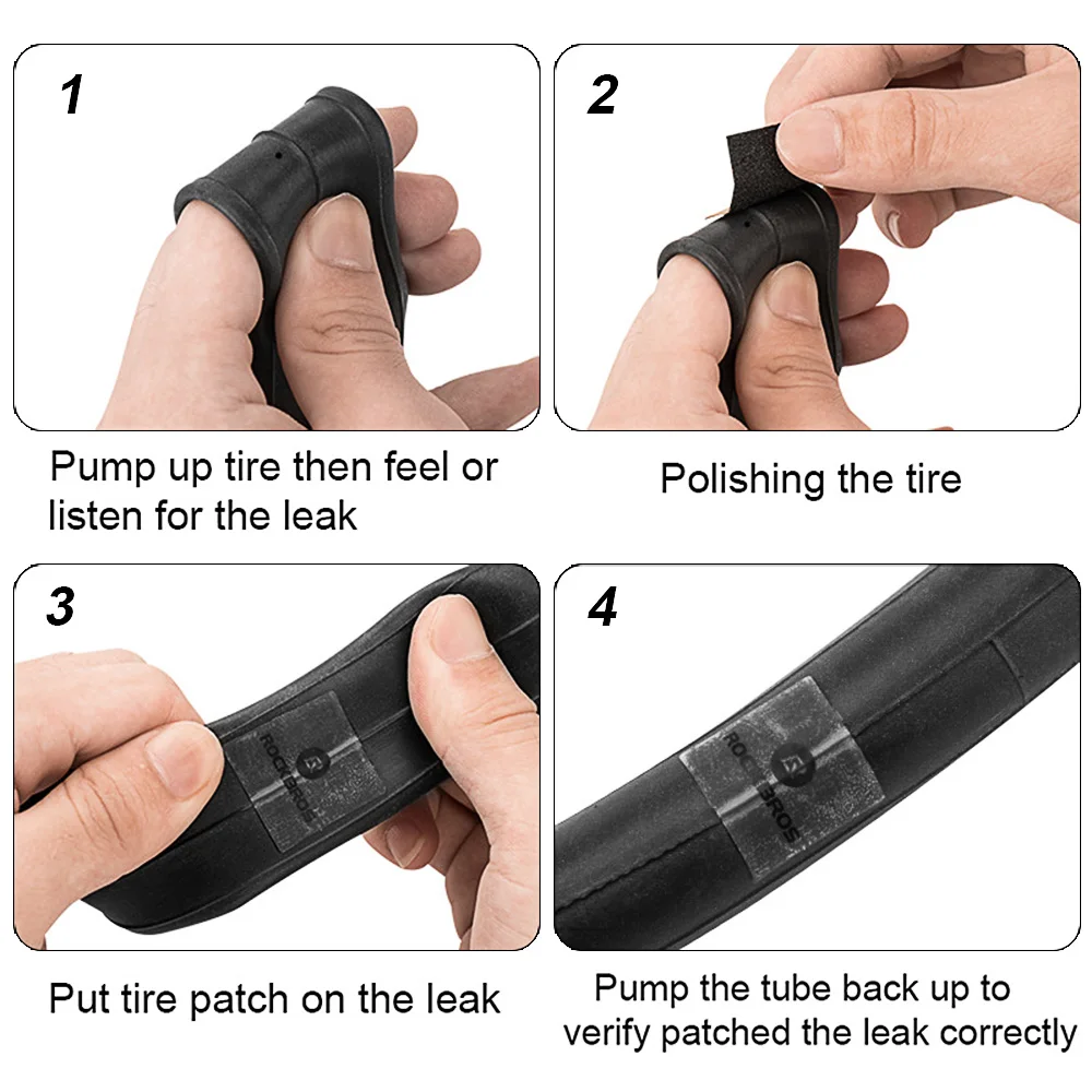 Набор для ремонта велосипедных шин ROCKBROS 6 шт./компл. без клея | Спорт и развлечения