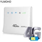 YLMOHO 4G Wi-Fi роутер 4G LTECPE, мобильный роутер с портом LAN и портом SIM-карты, роутер шлюз