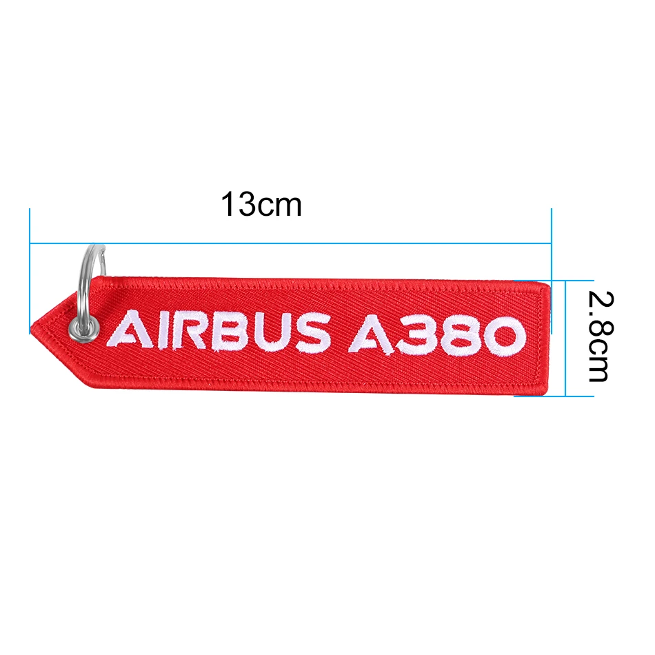 AIRBUS A380 брелок llavero авиационные подарки авто вышитое кольцо для ключей бирка