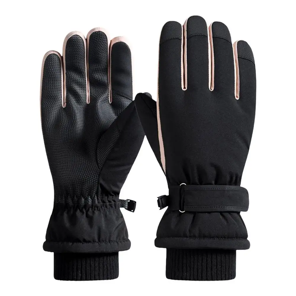 

Ski Gloves Motorcycle Waterproof Fleece Thermal Gloves Men Women Touch Screen Winter Outdooor Sport Snow Snowmobile Gloves