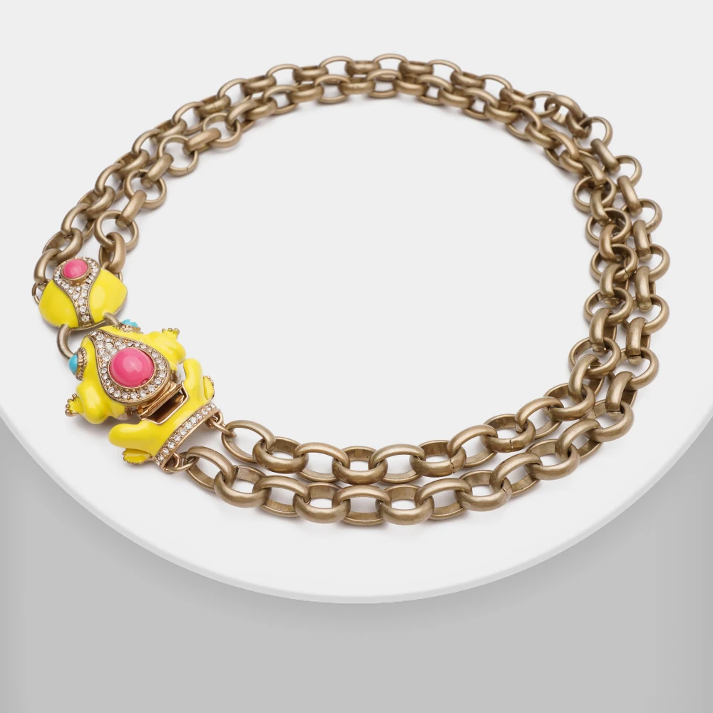 Бутик Amorita ретро и стильное колье &quotлягушка&quot | Украшения аксессуары