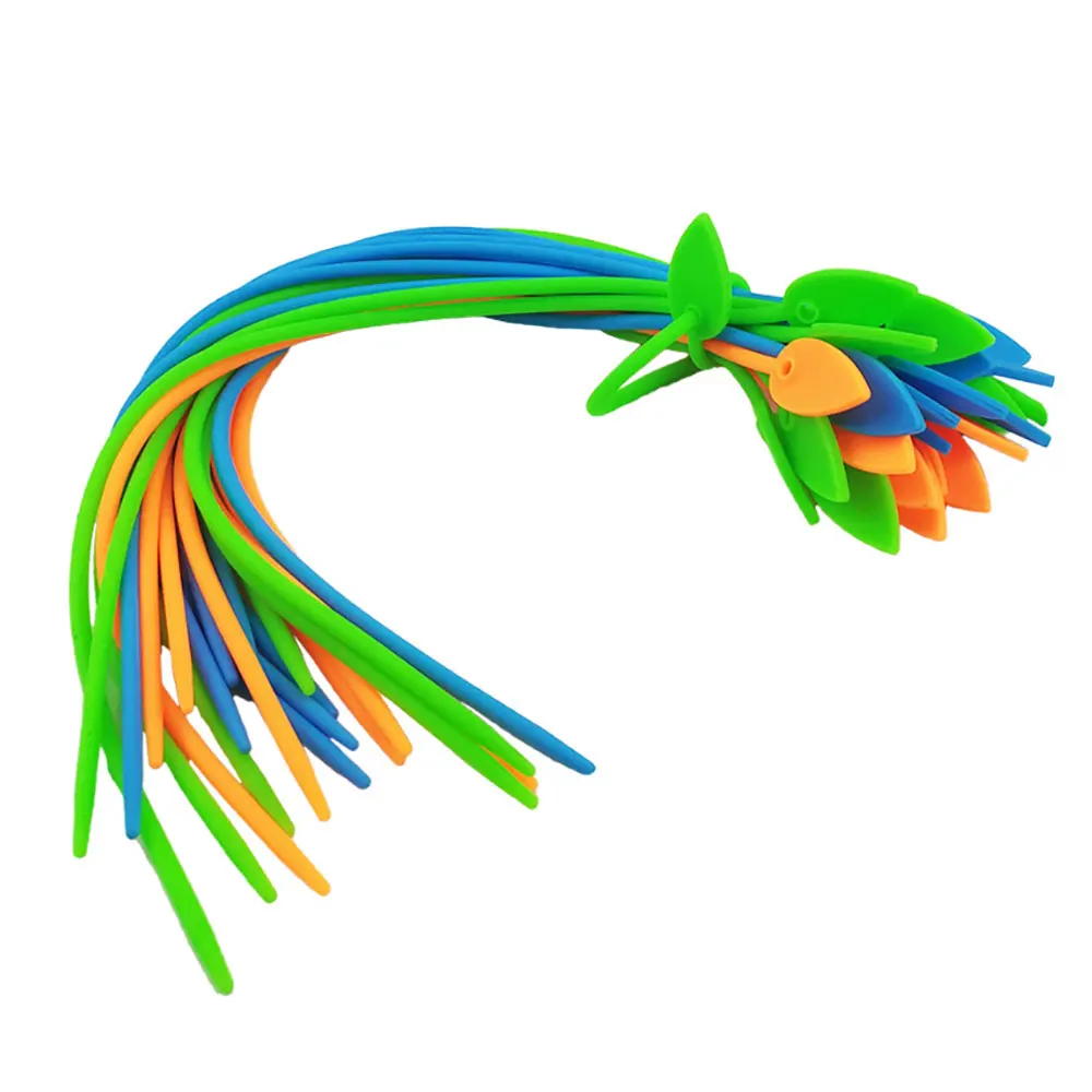 Силиконовые силиконовые кабельные стяжки многоразовый шнур аккуратный кухонный