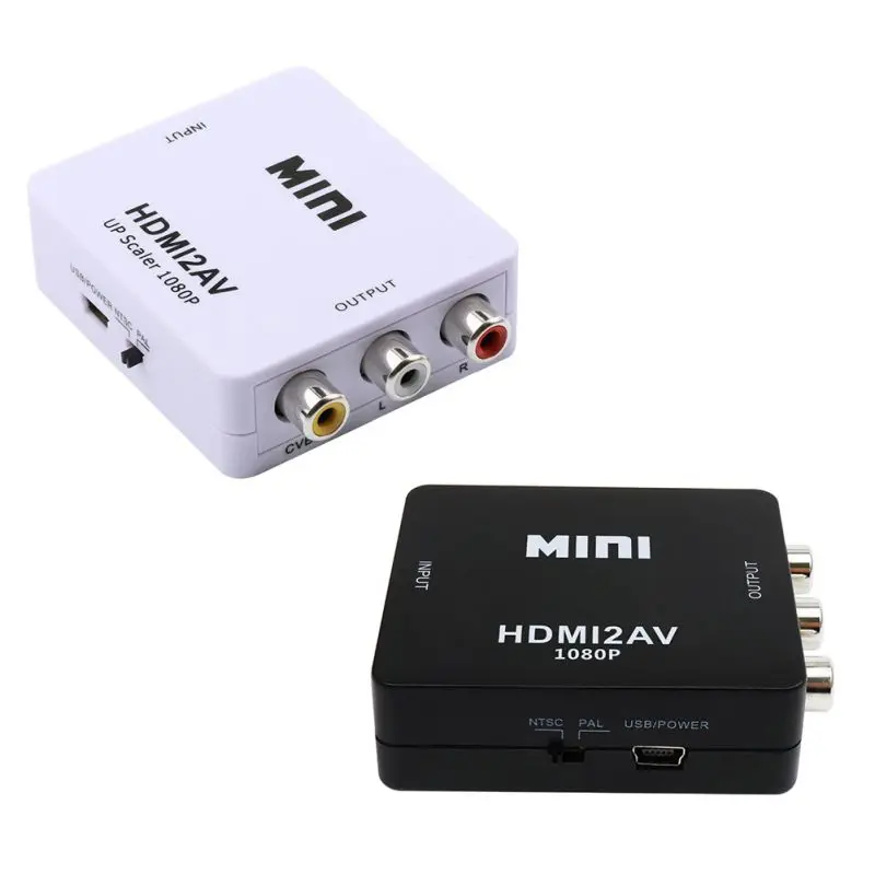 New Mini HDMI To RCA/CVBS Adapter Full HD 1080P TV AV Audio/Video Converter Support PAL And NTSC Component |
