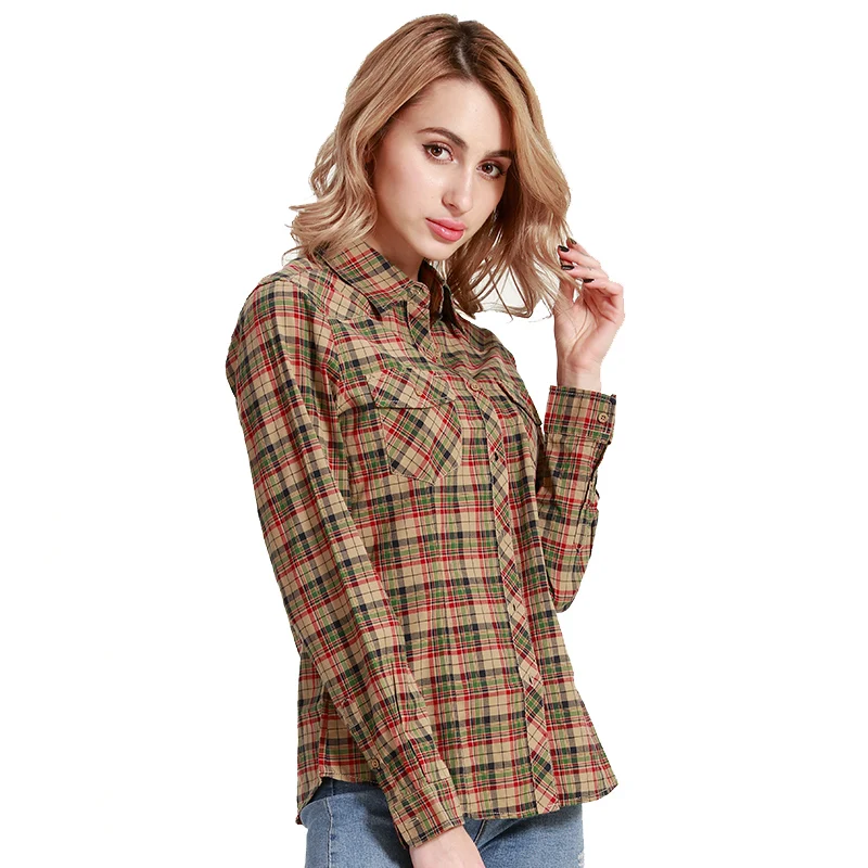 Рубашка ROYALWAY женская с УФ-защитой Классическая походная рубашка длинным рукавом