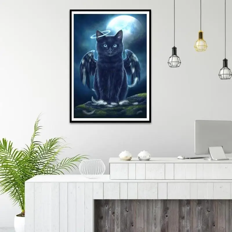 5D DIY полная дрель квадратная Алмазная картина животные крест набор мозаики для