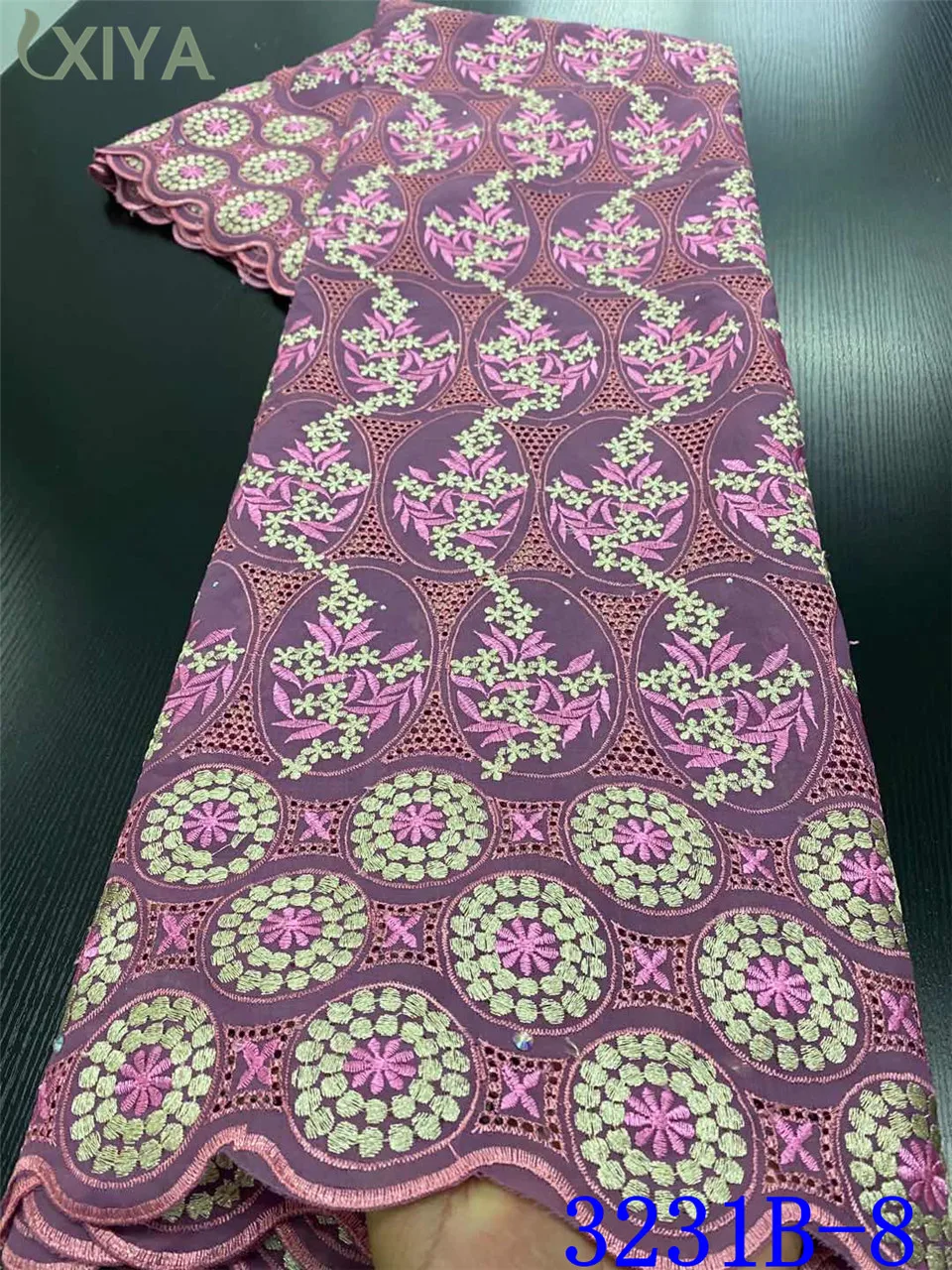 

Swiss Voile Lace in Switzerland African 100% Cotton Lace Swiss Lace Fabric Lace Fabric Nigerian Lace Fabrics for Sewing APW3231B