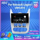 Автомагнитола 2DIN Android 2009 для Renault Logan I Sandero Lada Lergus Dacia, автомобильный мультимедийный видеоплеер, навигация GPS,-2015