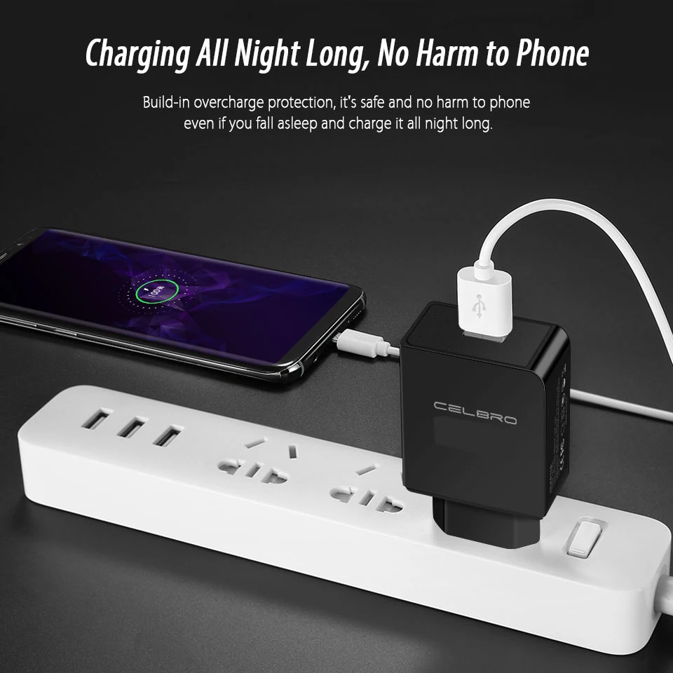 Быстрая зарядка 3 0 USB быстрое зарядное устройство QC3.0 настенное адаптер для Samsung