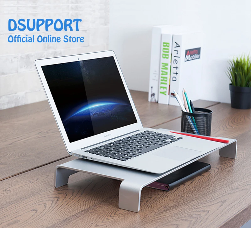 Подставка для монитора алюминиевый настольный органайзер MacBook/iMac Pro/ТВ