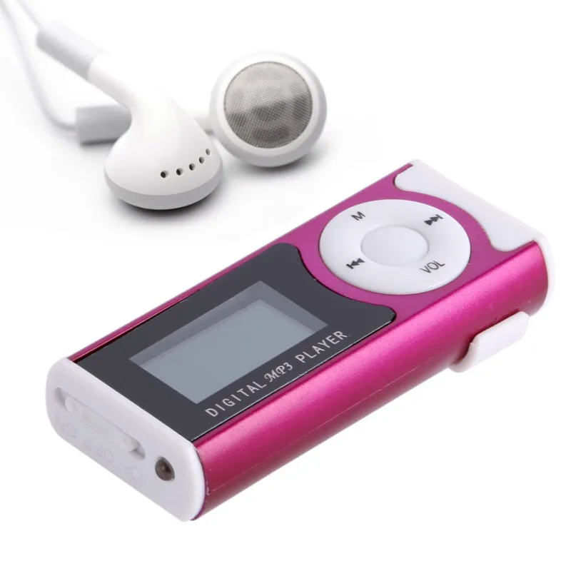 Портативный 1 3 USB мини клип ЖК-экран Mp3-Media плеер Поддержка 16 Гб Micro-sd TF карта |