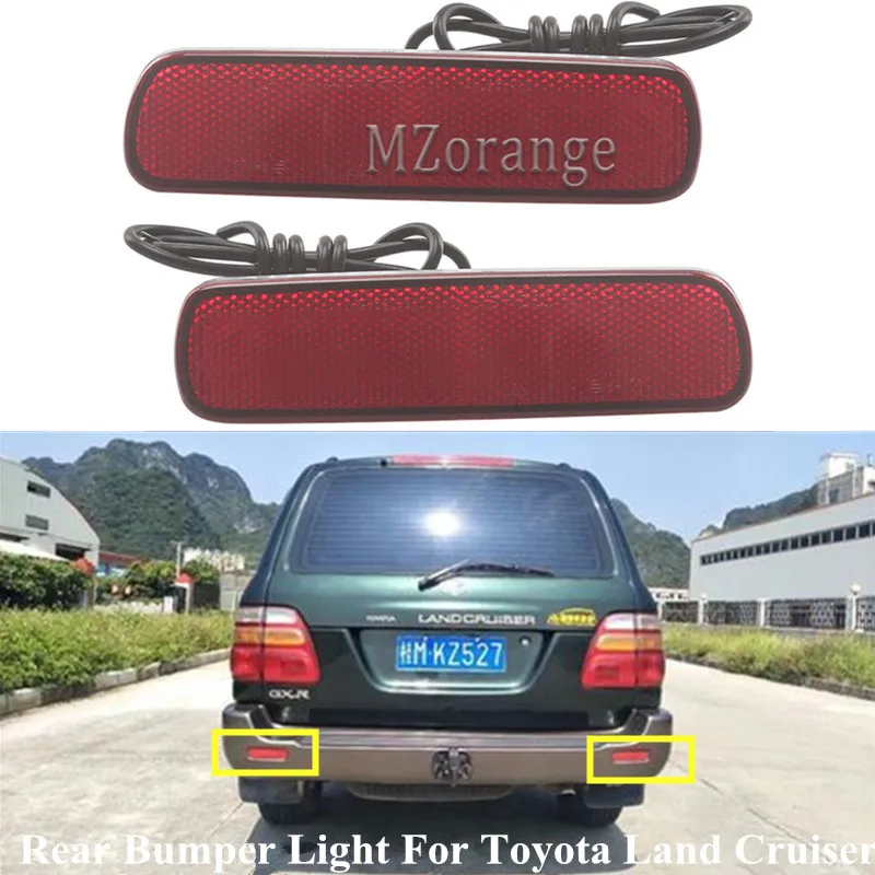 Светодиодный отражатель для заднего бампера Toyota Land Cruiser 98-07/Lexus LX470 задний