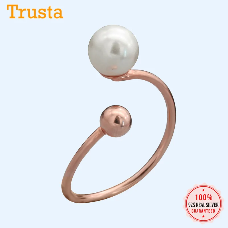 Женские жемчужные бусины из 100% серебра 925 пробы с синтетическим жемчугом для