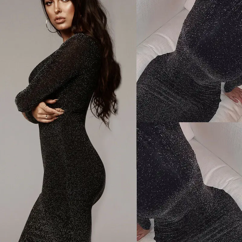 Женское облегающее платье-карандаш обтягивающее бархатное вечернее платье миди