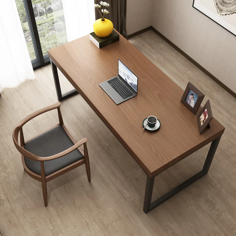 

Louis Fashion Nordic Modern Textured Solid Wood Practical Strong Bearing Capacity Stable And ThickStaff Desk