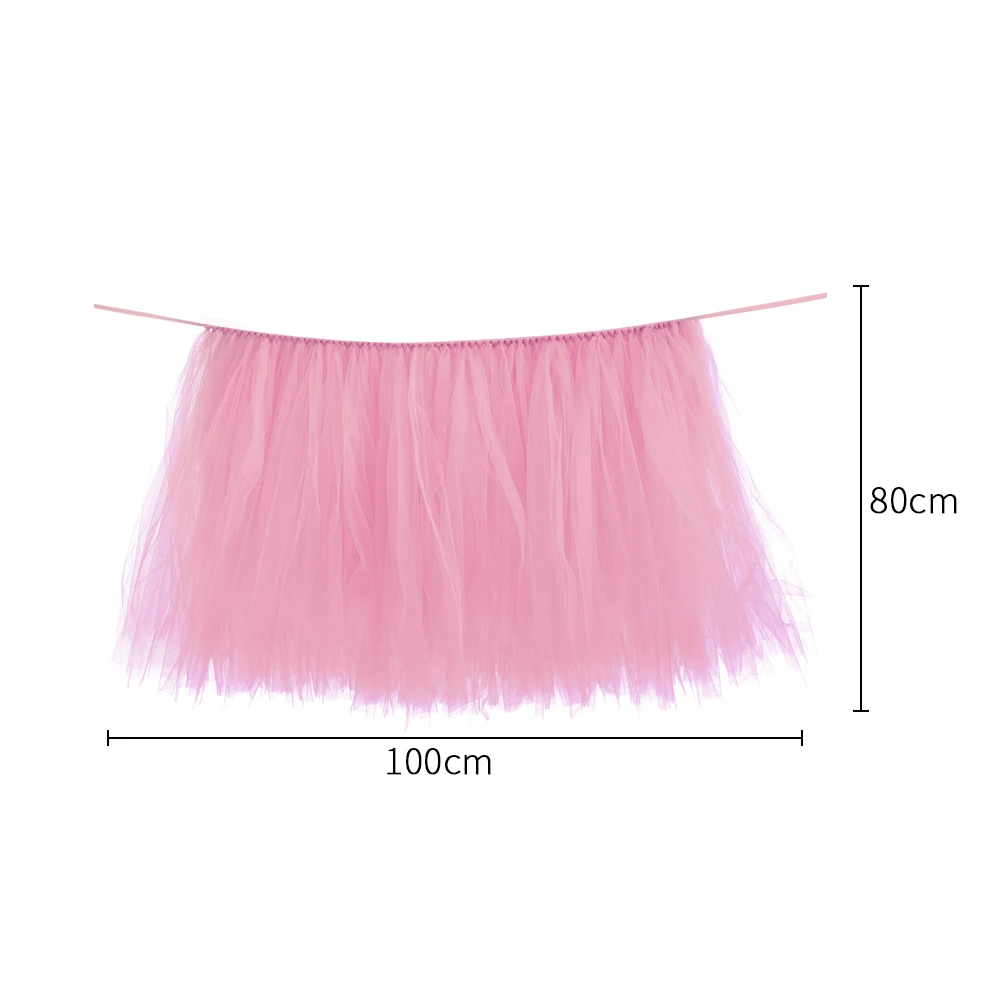 1 шт. юбка пачка для стола фатиновая посуда торжества Свадебные украшения