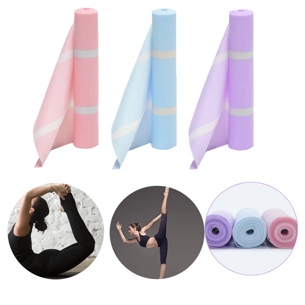 

Jelly Two Color Yoga Rally 25LB Yoga Stretch Band Elastic Stretch Belt Fitness Equipment Stretch Belt Beautiful Hip Artifact
