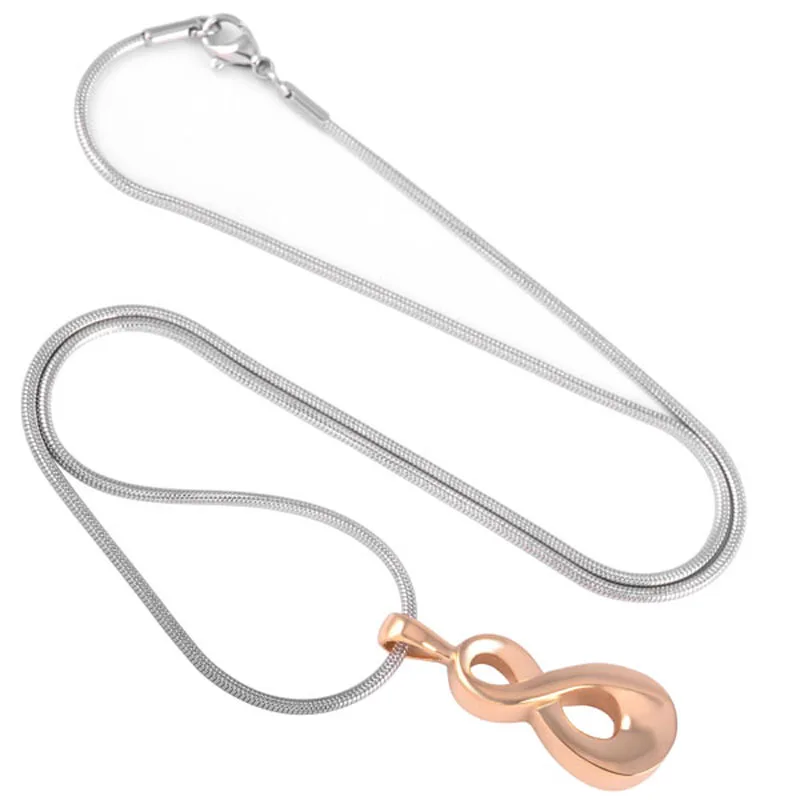 

IJD8053 Stainless steel Cremation infinity love Necklace Jewelry Woman/Man Human keepsake ashes urn Pendant Jewelry