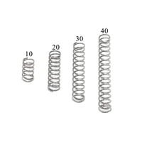 10pcs 0 76 8 10 12 mm10 50mm spring steel small compression release mechanical return pressure spring wire diameter 0 7mm