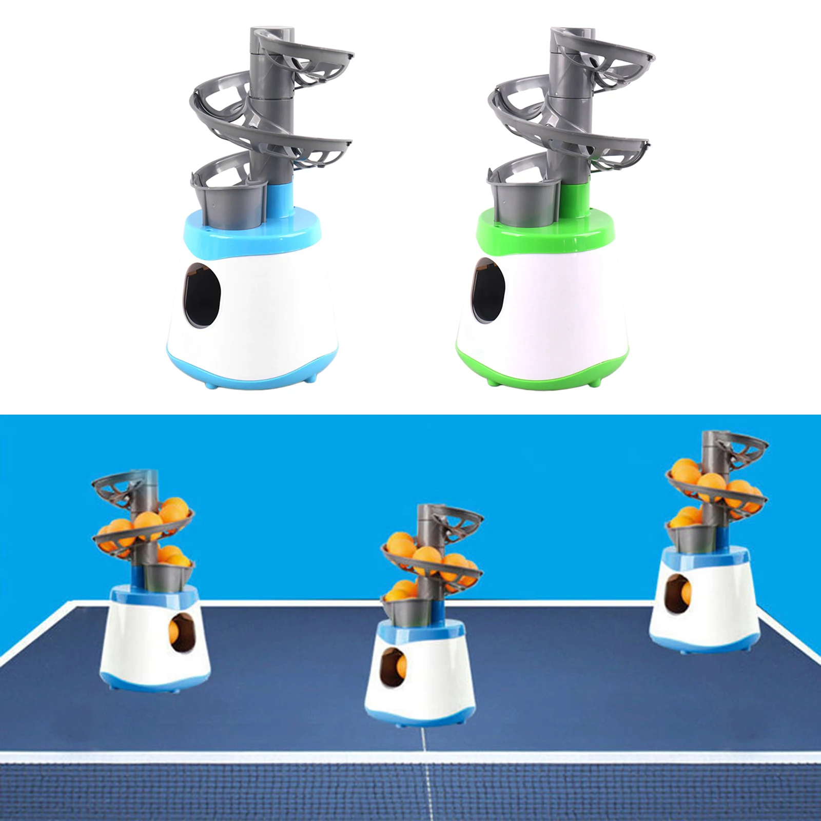 Mini Robot de tenis de mesa, máquina automática de entrenamiento, pelota de ping pong, lanzador