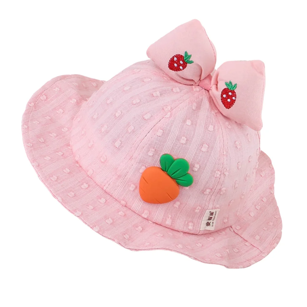 

Fashionable Kids Fisherman Hat Cotton Sun Hat Summer Sun Protection Cap